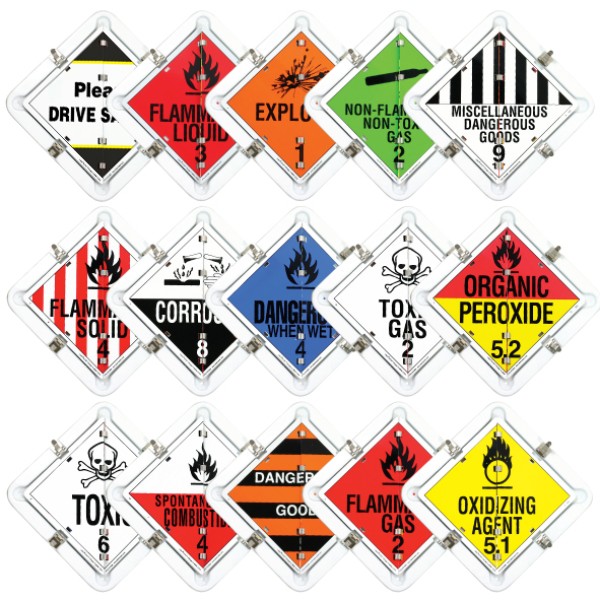 Hazchem - Dangerous Goods Flip Kit