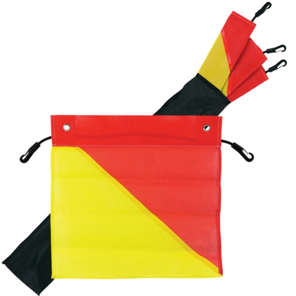 Flag Kit Red & Yellow - Set Of 4