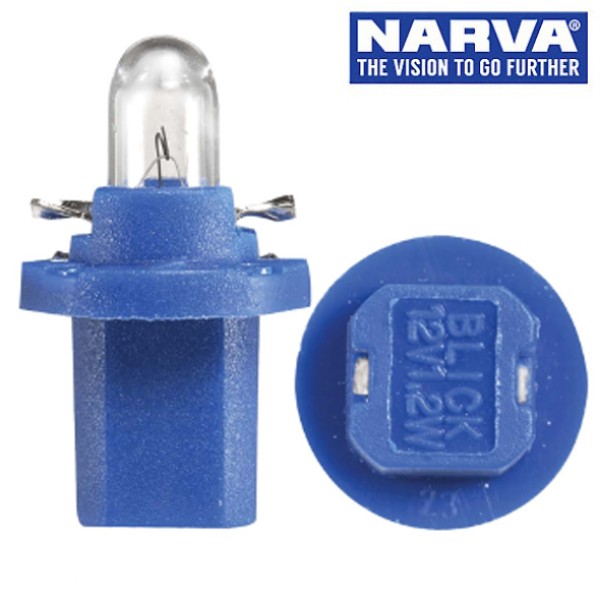 B2351: 12 Volt 1.2W BX8.4D base Instrument & Panel bulb - All Bulbs
