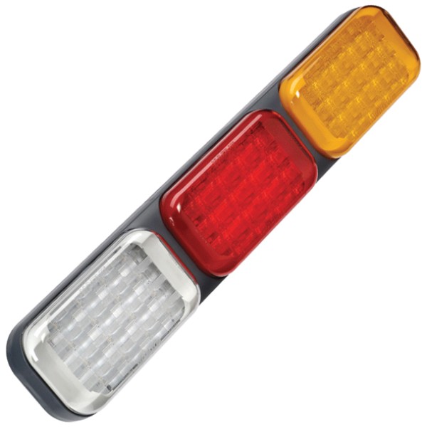 Narva Model 41 LED Rear Direction Triple Lamps with Grey Housing & 0.5m ...