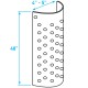 Truck Exhaust Guard 180º, Stainless Steel - 4" to 5" x 48" Truck Exhaust Guard 180º, Stainless Steel - 4" to 5" x 48"