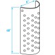 Truck Exhaust Guard 180º, Stainless Steel - 6" x 48" Truck Exhaust Guard 180º, Stainless Steel - 6" x 48"