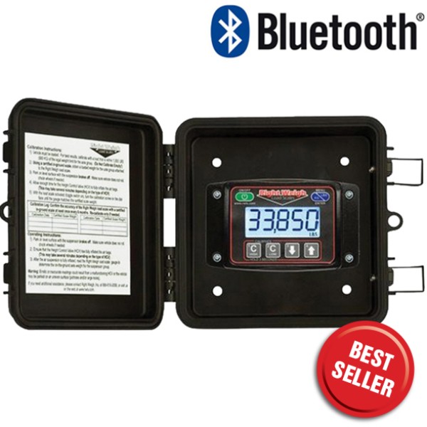 USED Right Weigh Bluetooth 202-DDG-02 Digital Load Scale For 2 Air Suspension HCV