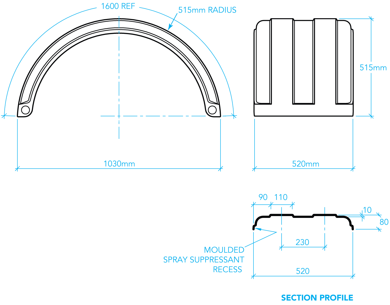 truck mudguard