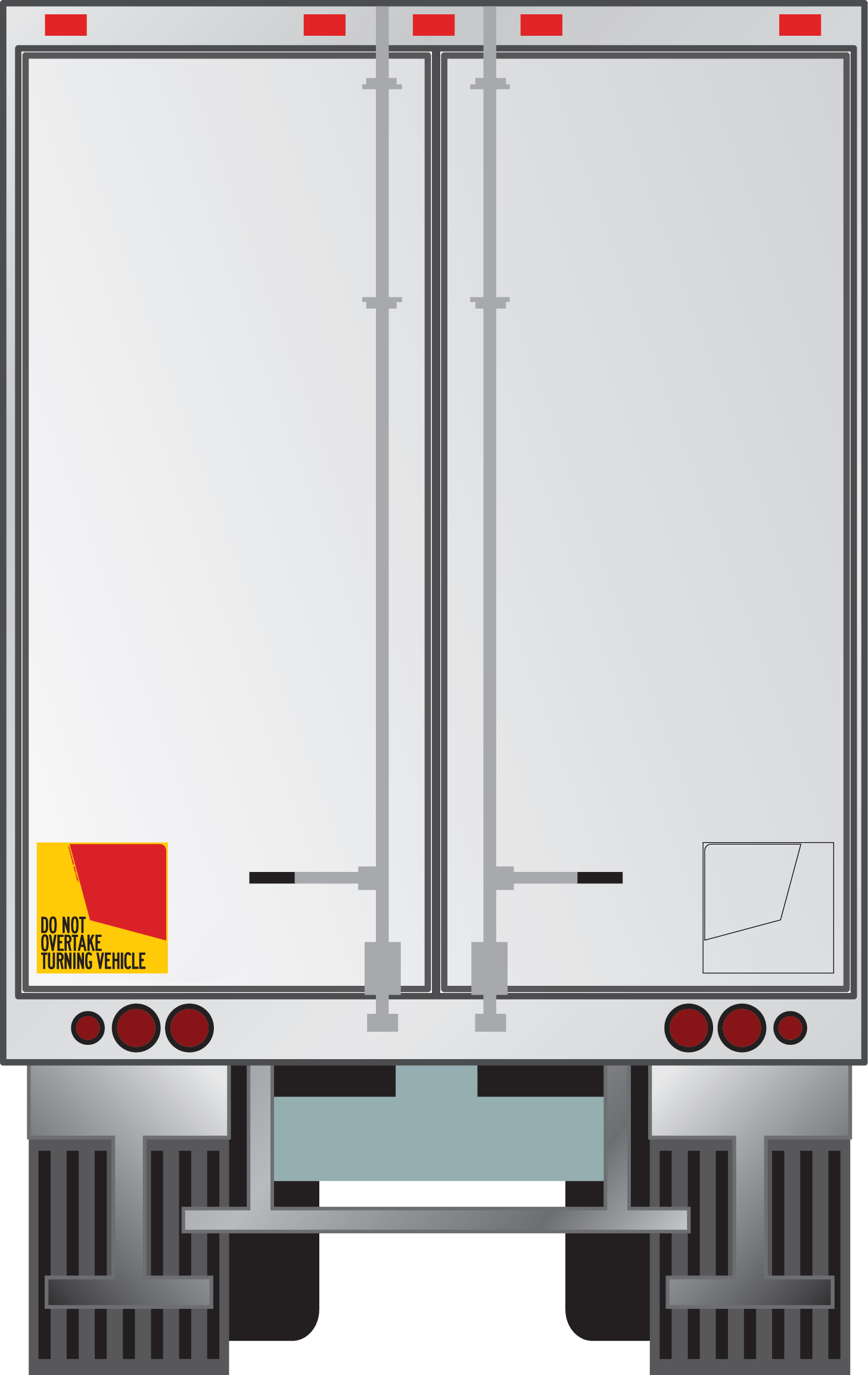Details about   retro-Reflective Do Not Overtake Turning Vehicle Traffic Sign Self Adhesive PVC 