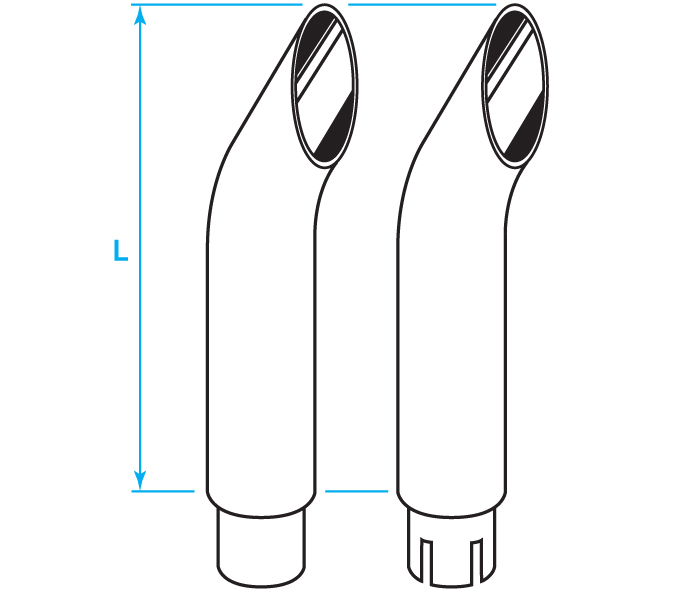 5 inch inlet stack