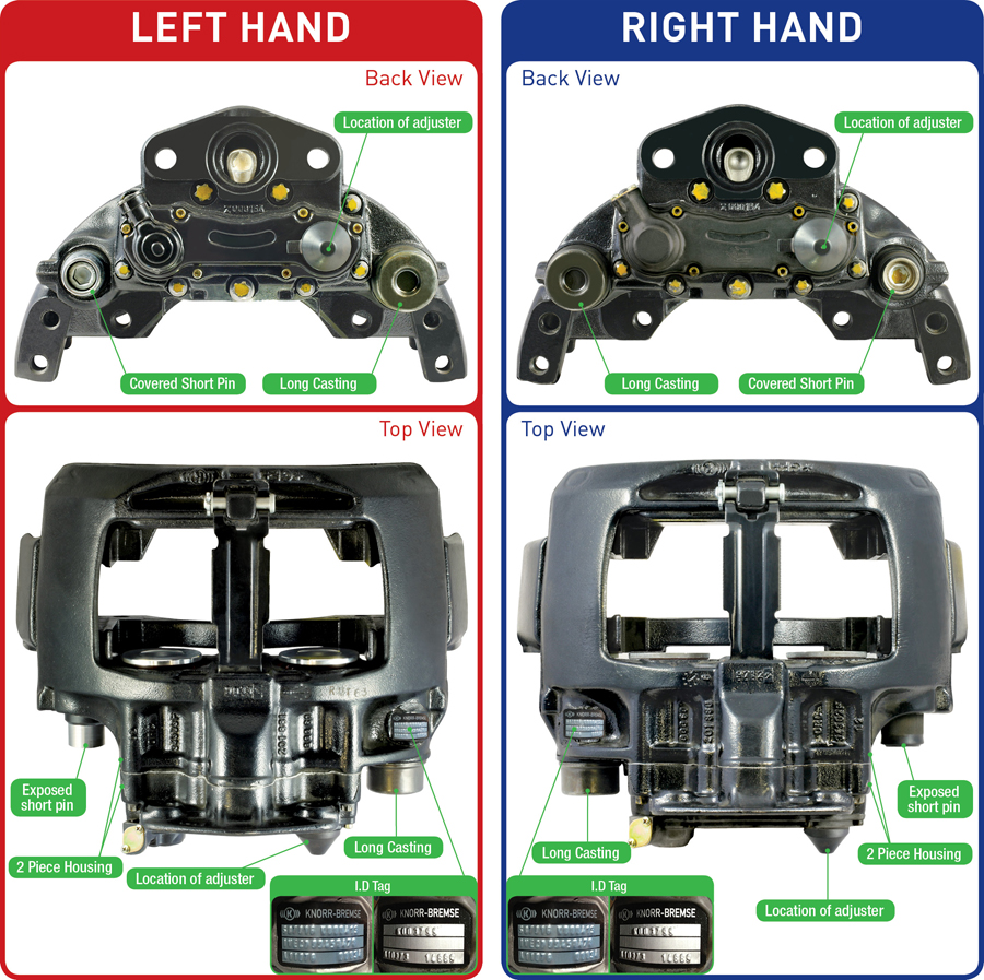 Brake Caliper ID Chart