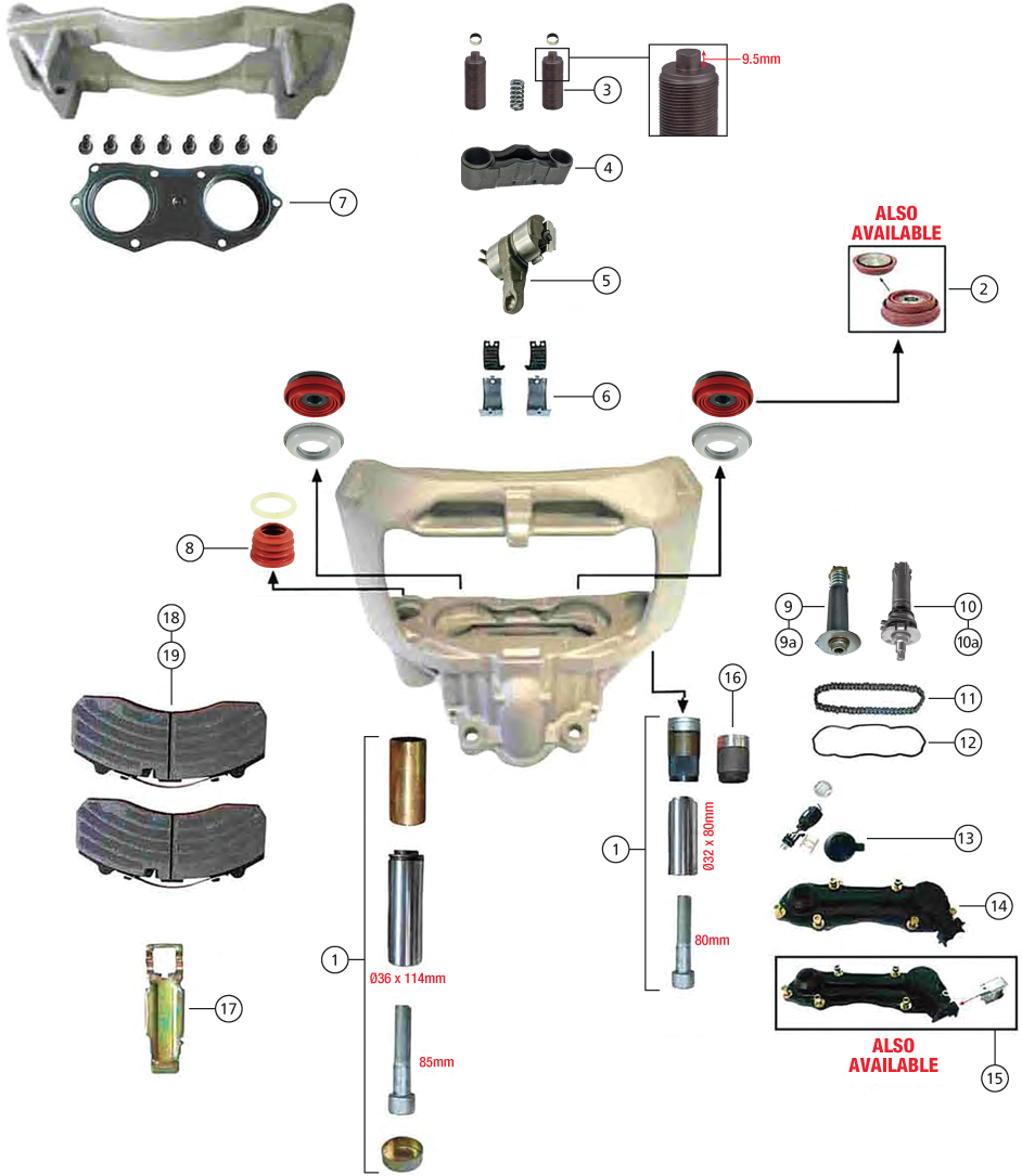 LASER 7105 Caliper Bush Replacement Tool Instructions